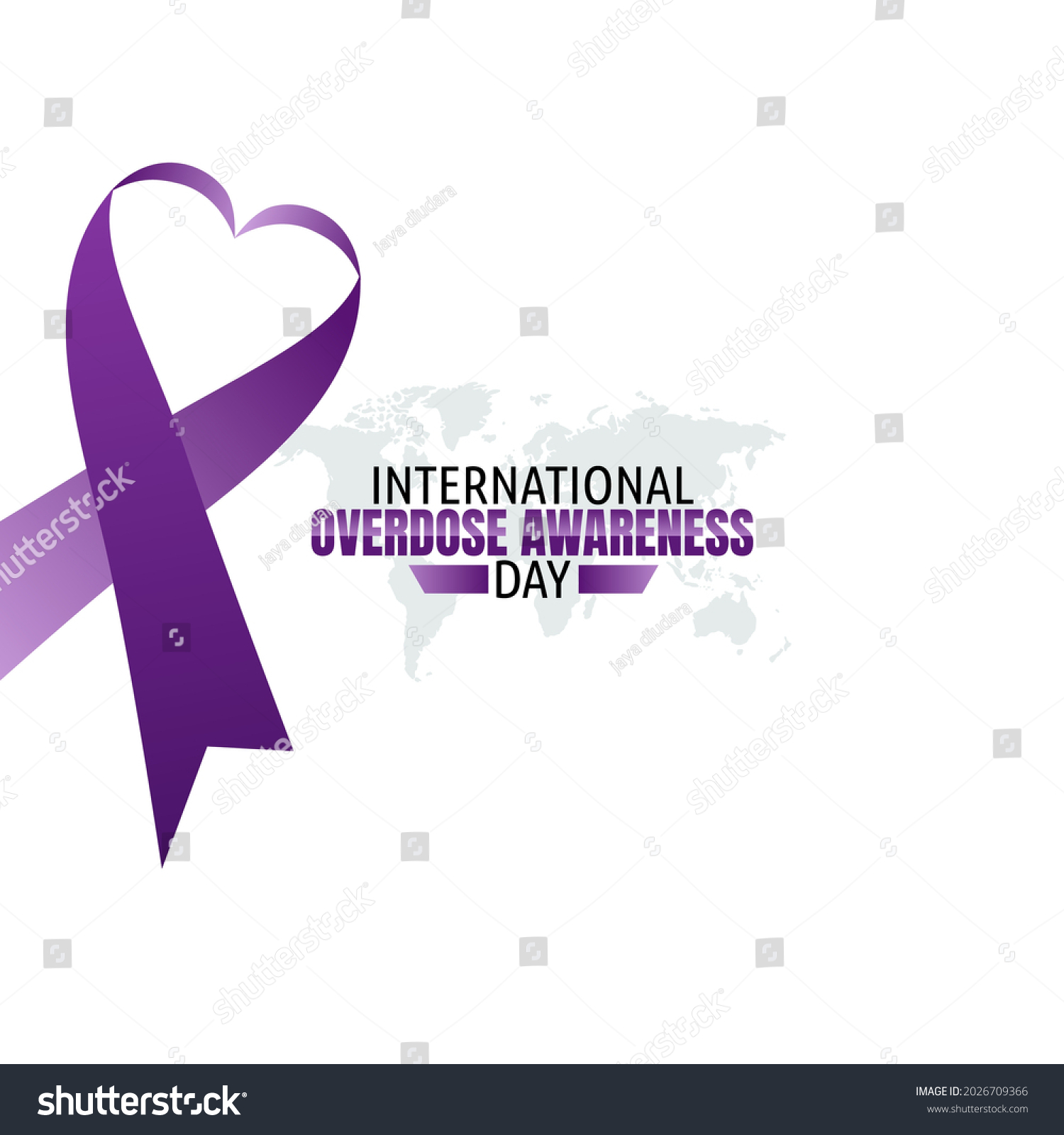 Vector Graphic International Overdose Awareness Day Stock Vector ...