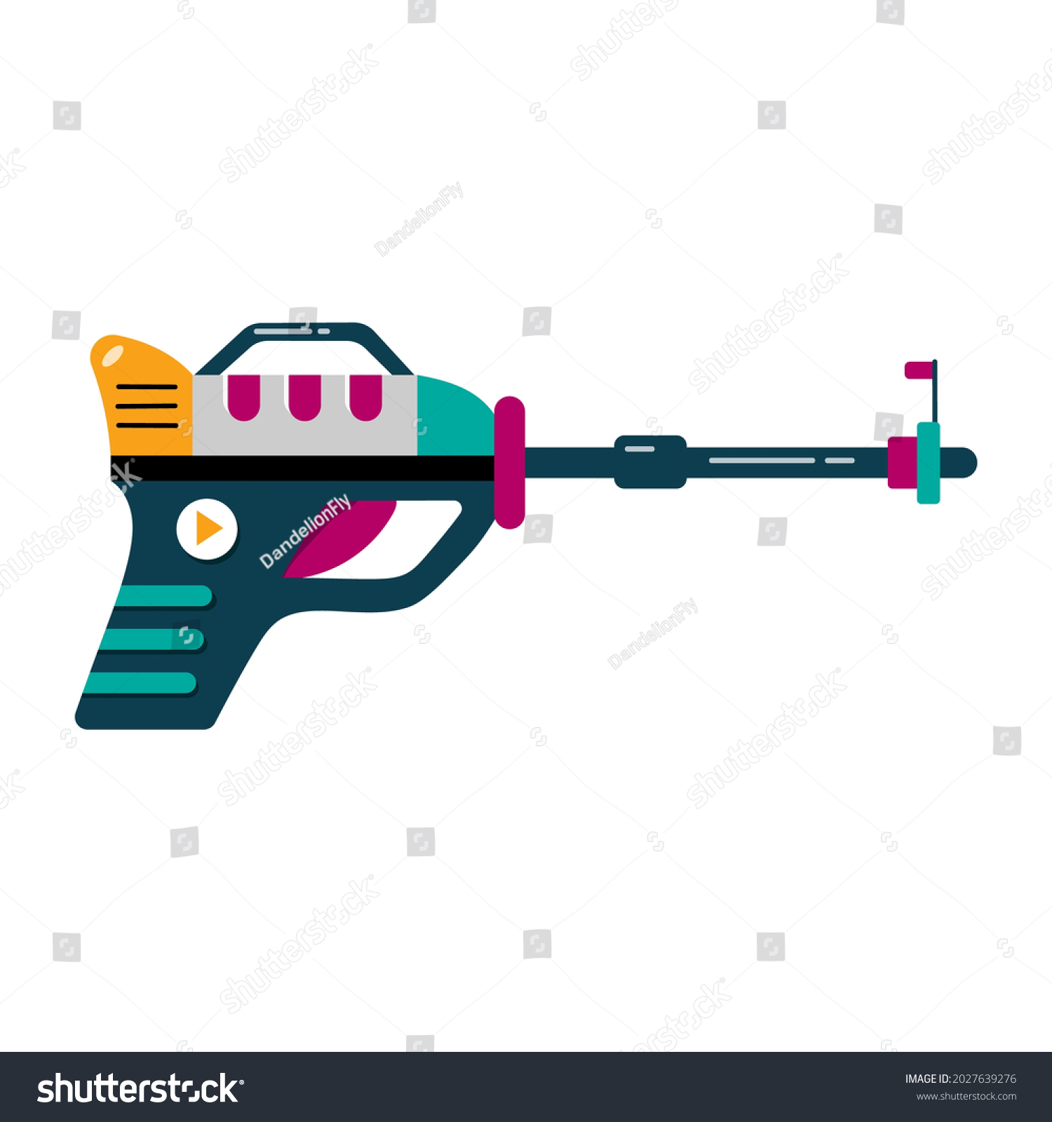 Blaster Vector Illustration Cartoon Style Kids Stock Vector (Royalty ...