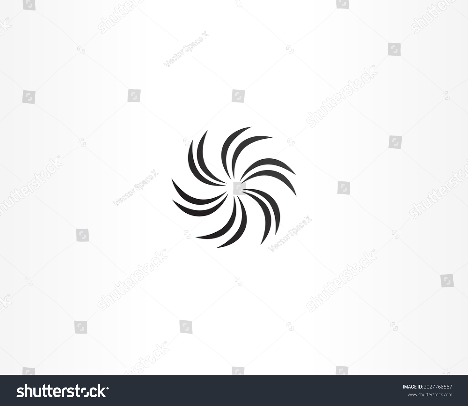 black-round-circle-logo-concept-icon-stock-vector-royalty-free