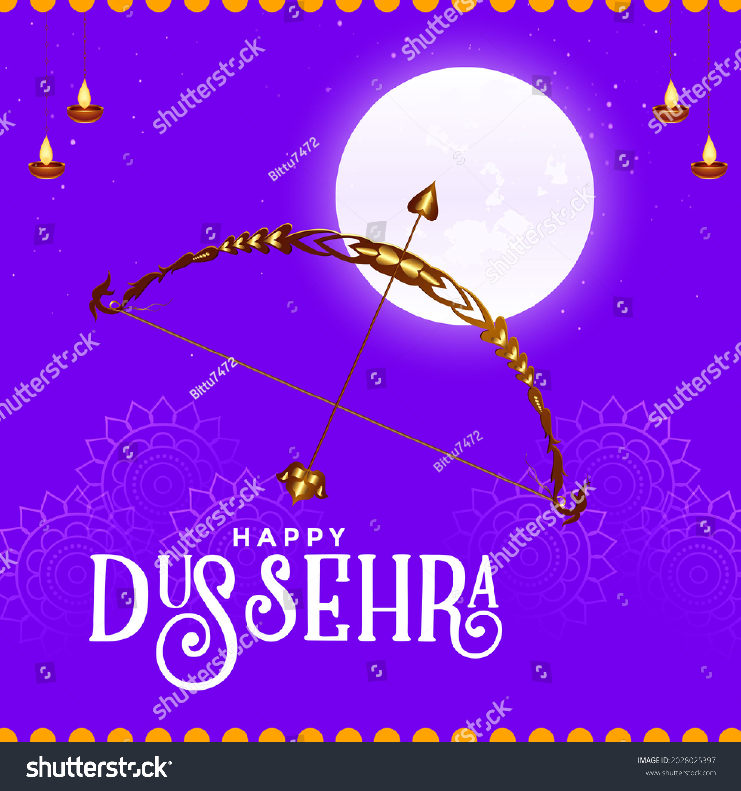 Vijayadashami Known Dussehra Dasara Dashain Major Stock Illustration ...