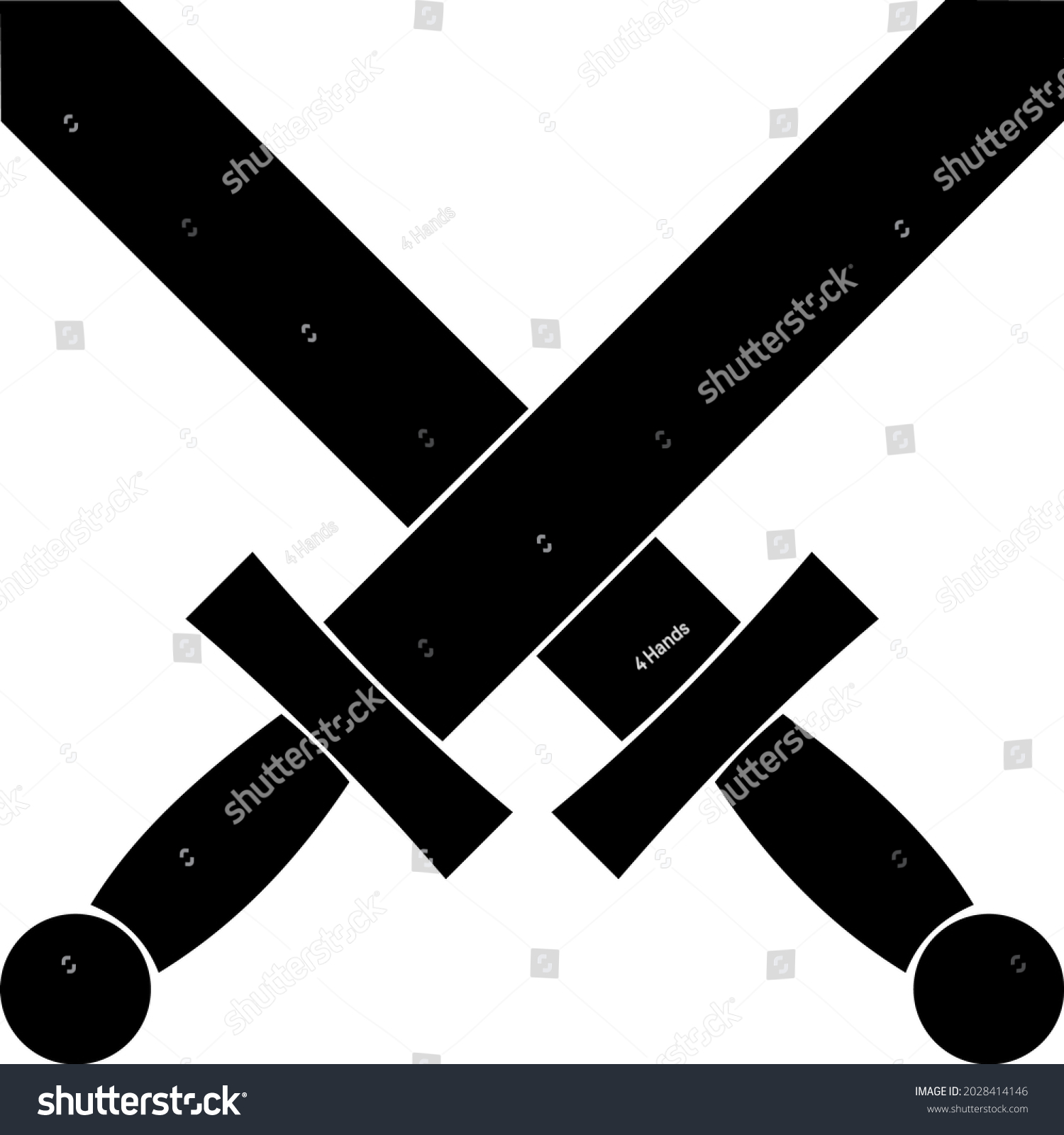 2 crossed swords symbol