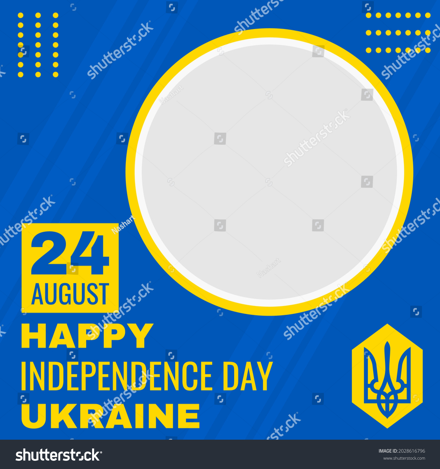 Twibbon Frame Ukraine Independence Day 24 Stock Vector Royalty Free   Stock Vector Twibbon Frame Ukraine Independence Day Th August Social Media Frame Border Ukrainian 2028616796 