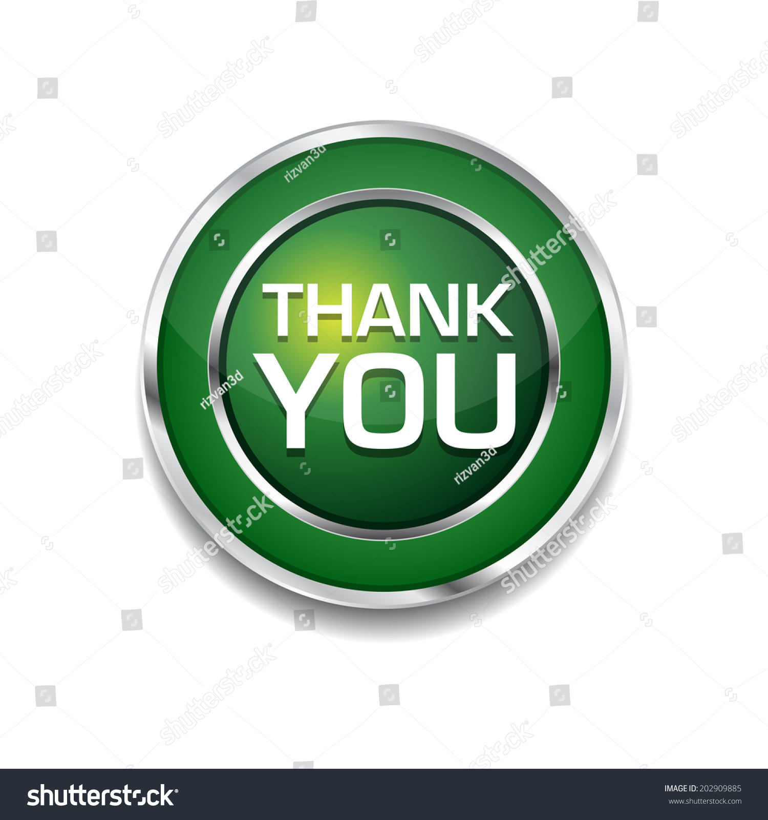 Thank You Glossy Shiny Circular Vector Stock Vector (Royalty Free ...