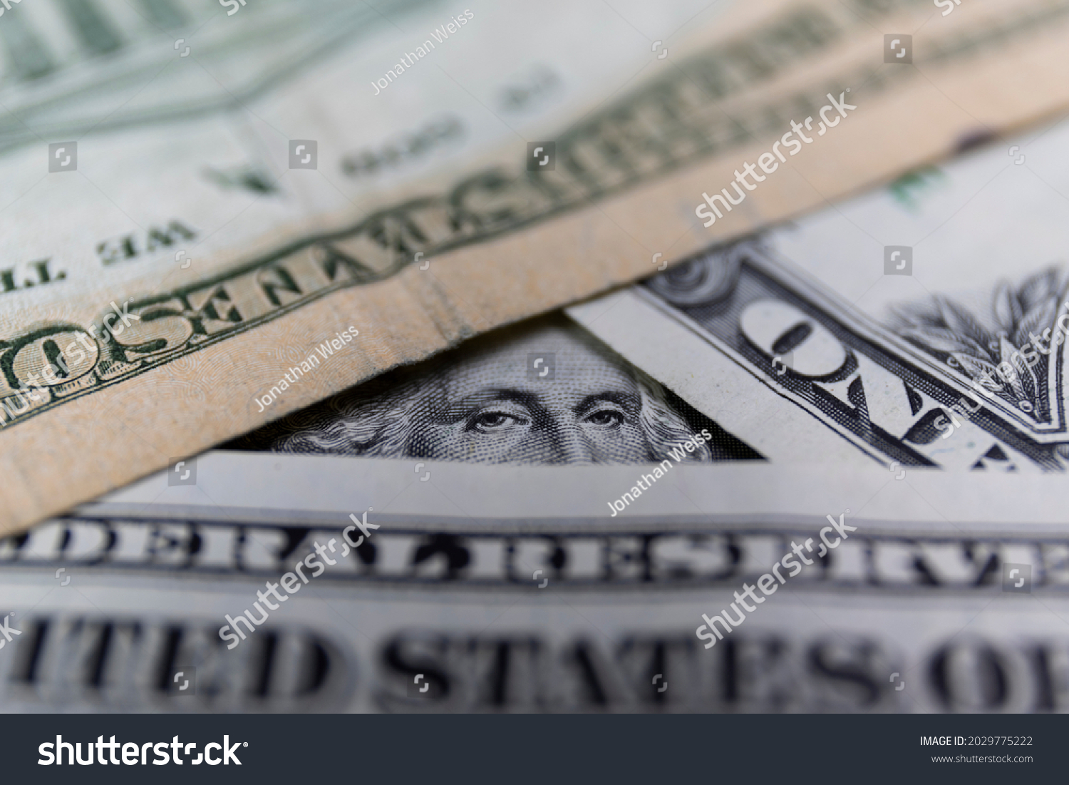 George Washington Teeth 5 Images Photos Et Images Vectorielles De   Stock Photo George Washington S Eyes Peering Over Other Dollar Bills Because You Did Something Wrong 2029775222 