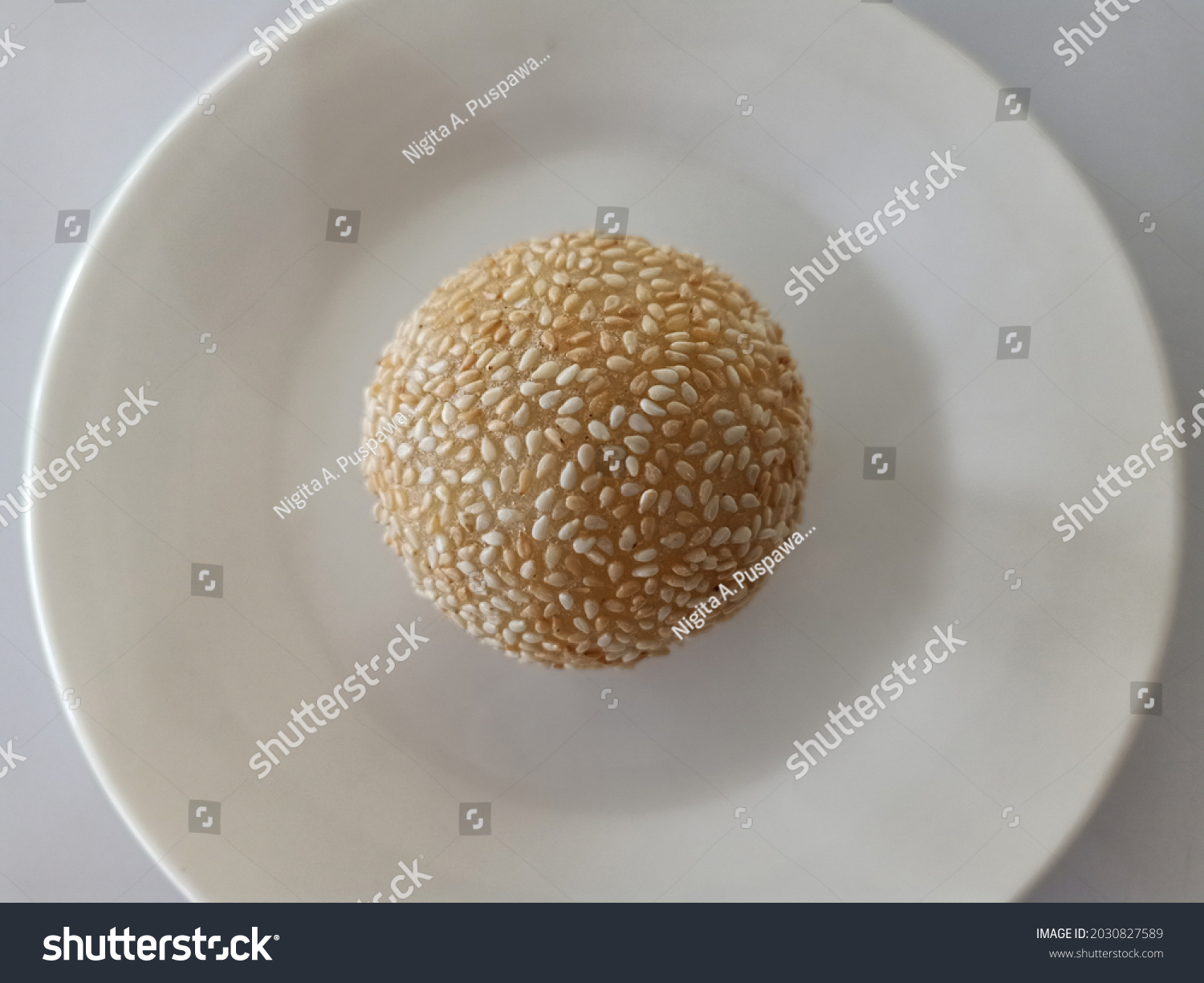 Ondeonde Traditional Food Snack Originating Indonesia Stock Photo Shutterstock