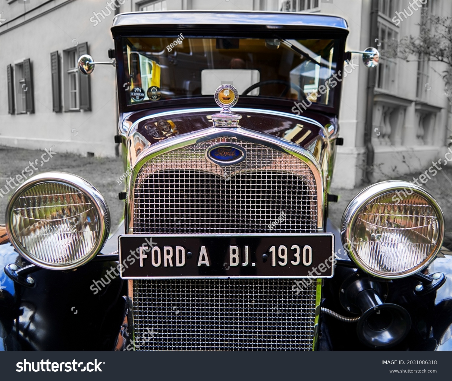 Ford Model Front View Vehicle American Stock Photo 2031086318