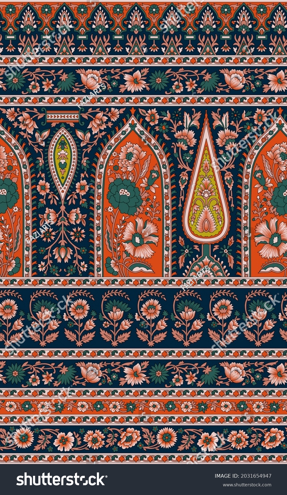 Luxury Rugs Art Carpet Geometric Ethnic Stock Illustration 2031654947 ...