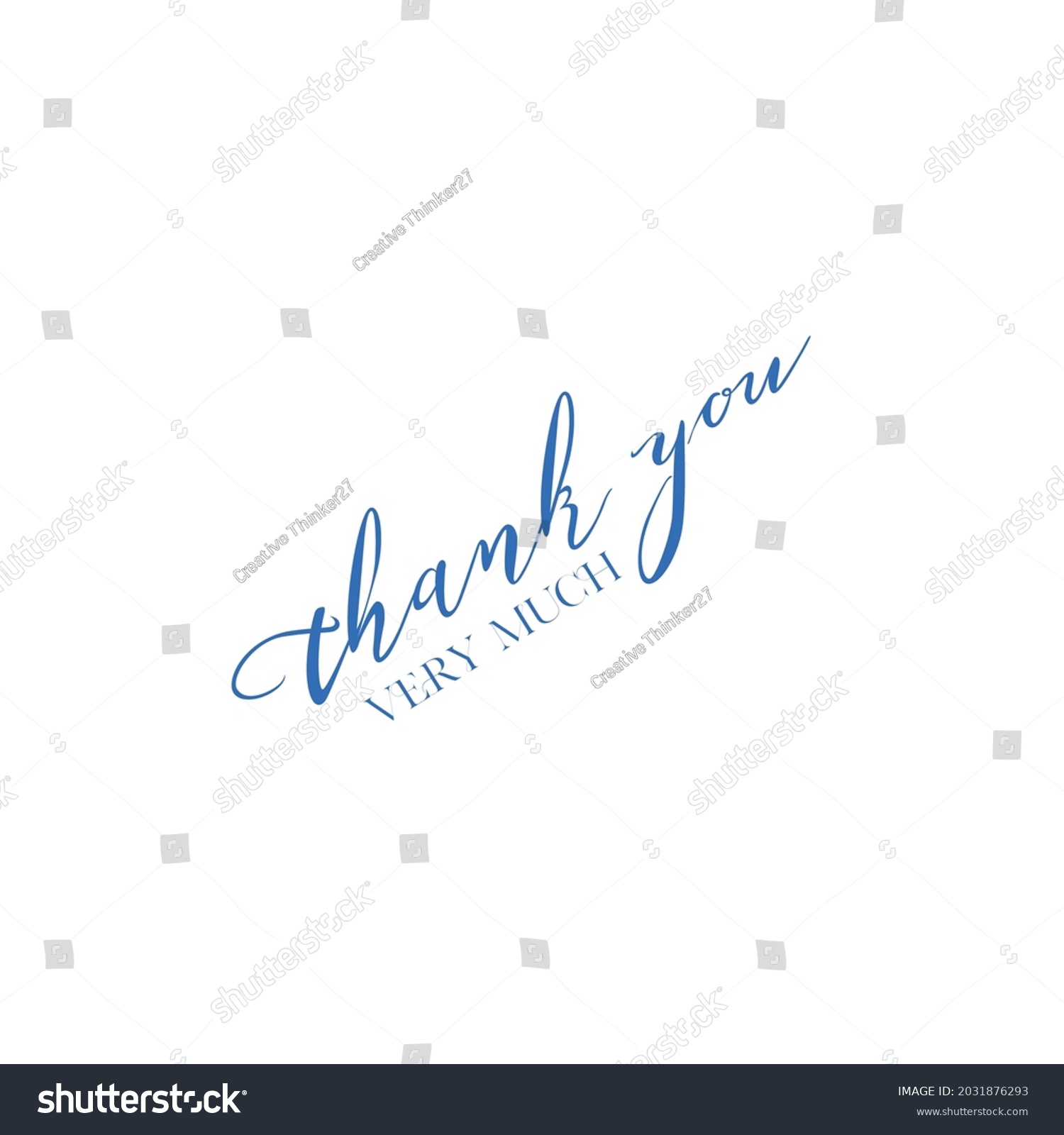 Thank You Lettering Design Vector Download Stock Vector Royalty Free