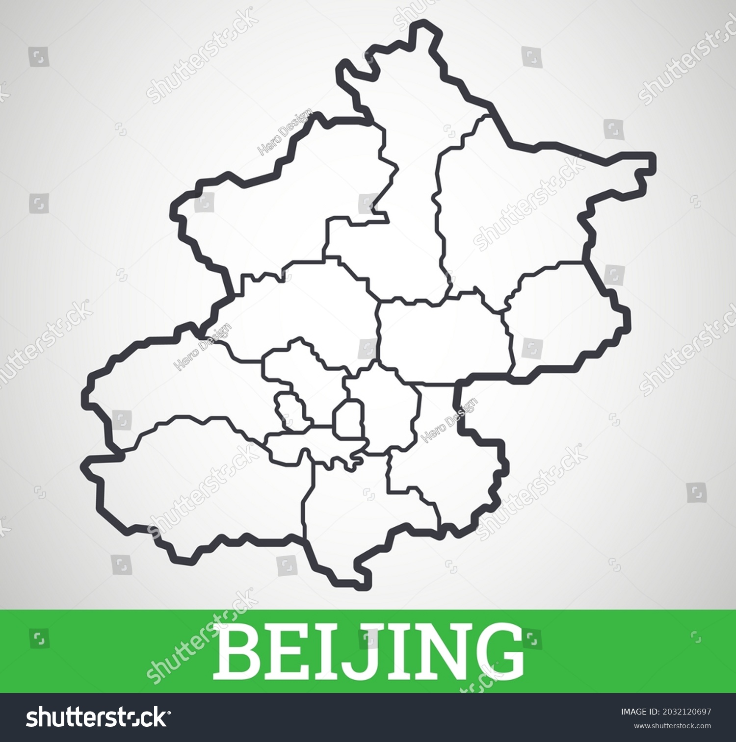 Simple Outline Map Beijing China Vector Stock Vector Royalty Free Simple Outline Map Beijing China Vector Stock Vector Royalty Free