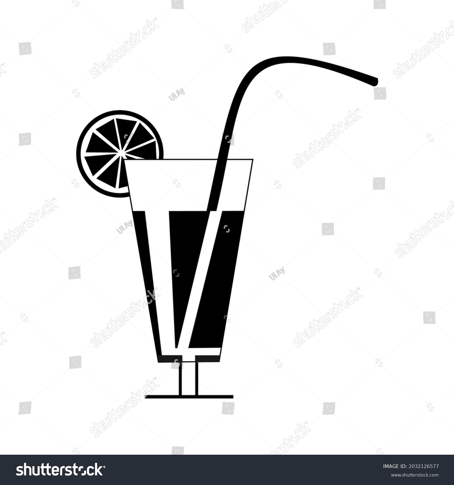 Juice Drink Vector Image Stock Vector (Royalty Free) 2032126577 ...