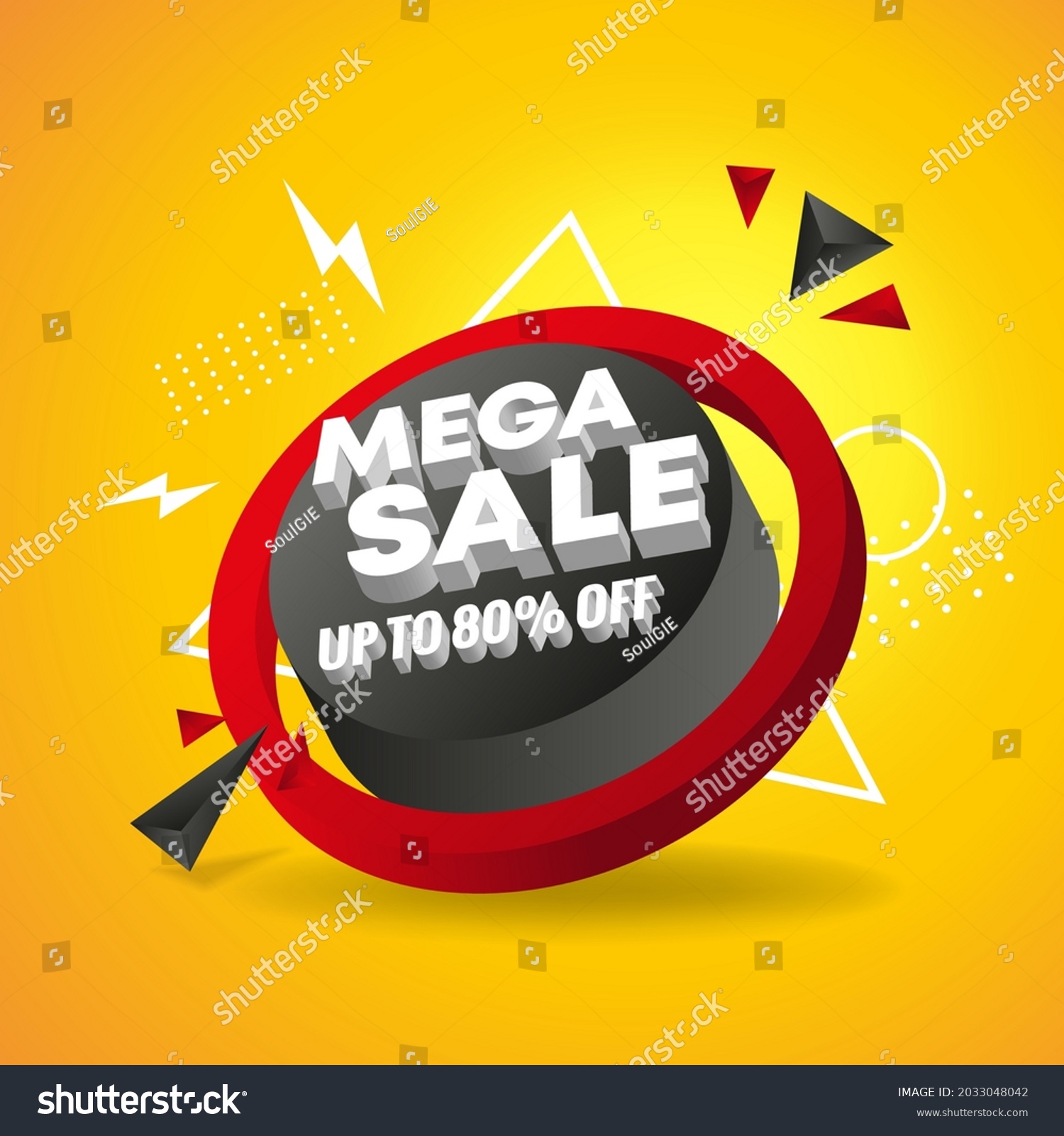 Flash Sale Limited Time Vector Illustration Stock Vector Royalty Free