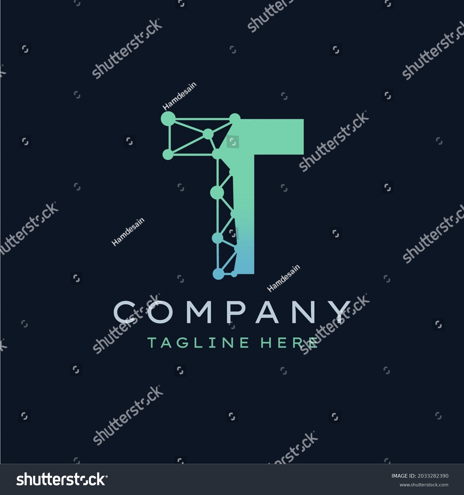 Letter T Molecule Logo Bio Tech Stock Vector (Royalty Free) 2033282390 ...