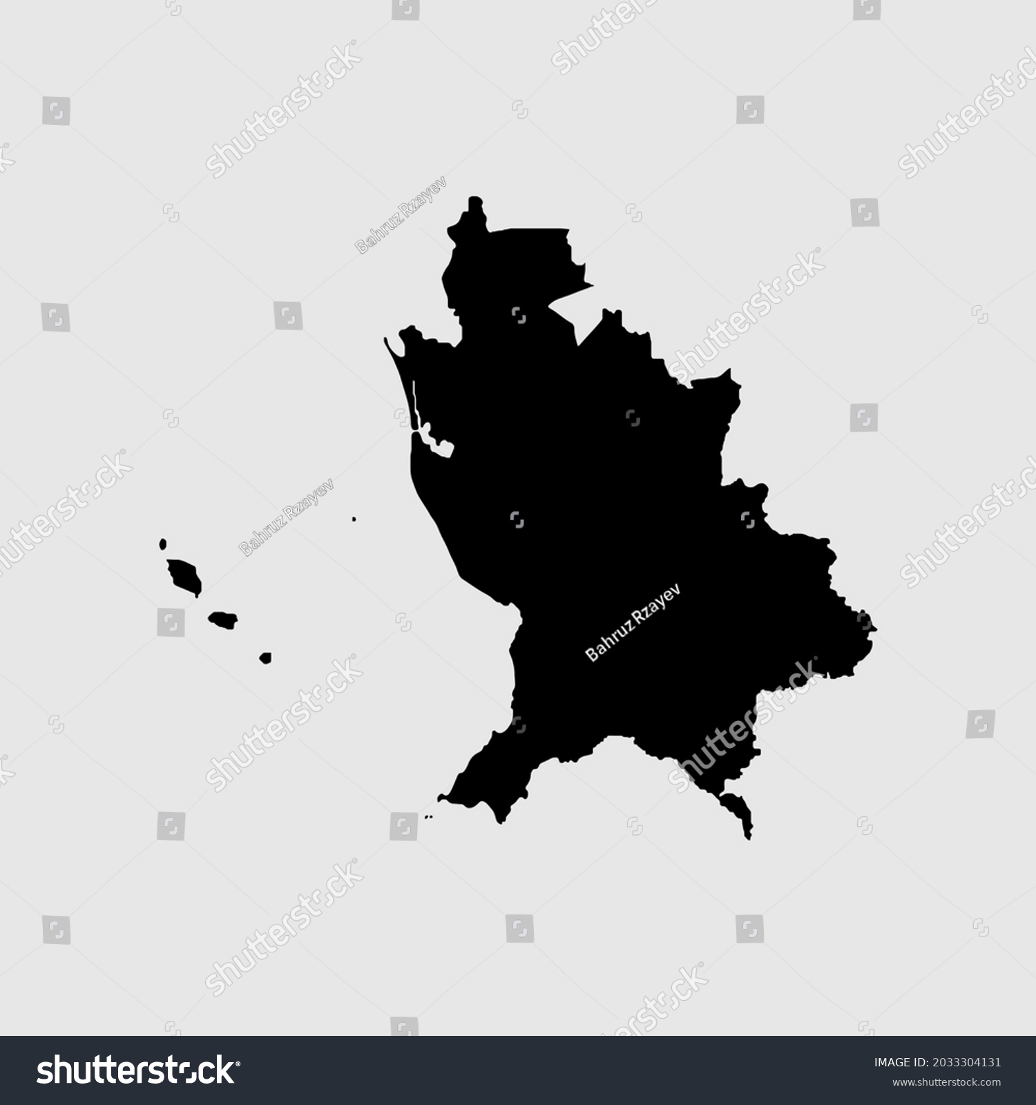 Map Nayarit Mexico Outline Silhouette Vector Stock Vector Royalty Free 2033304131 Shutterstock 6071