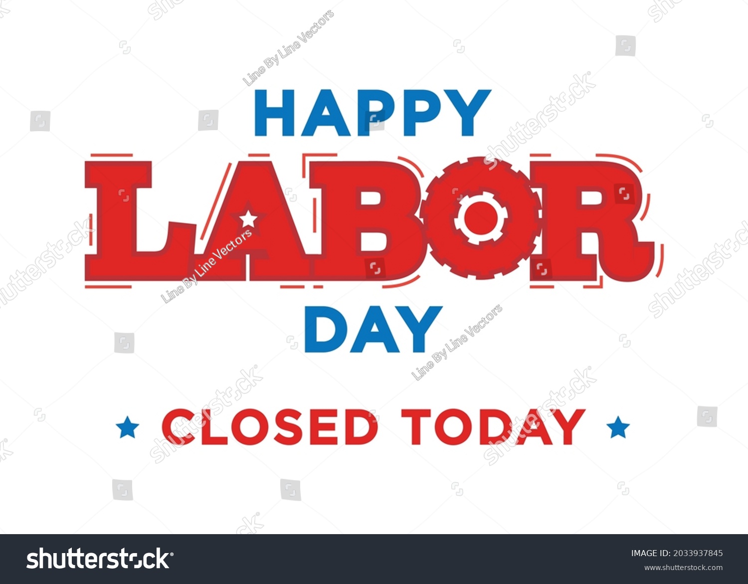 Happy Labor Day Closed Sign Labor Stock Vector Royalty Free 2033937845 Shutterstock