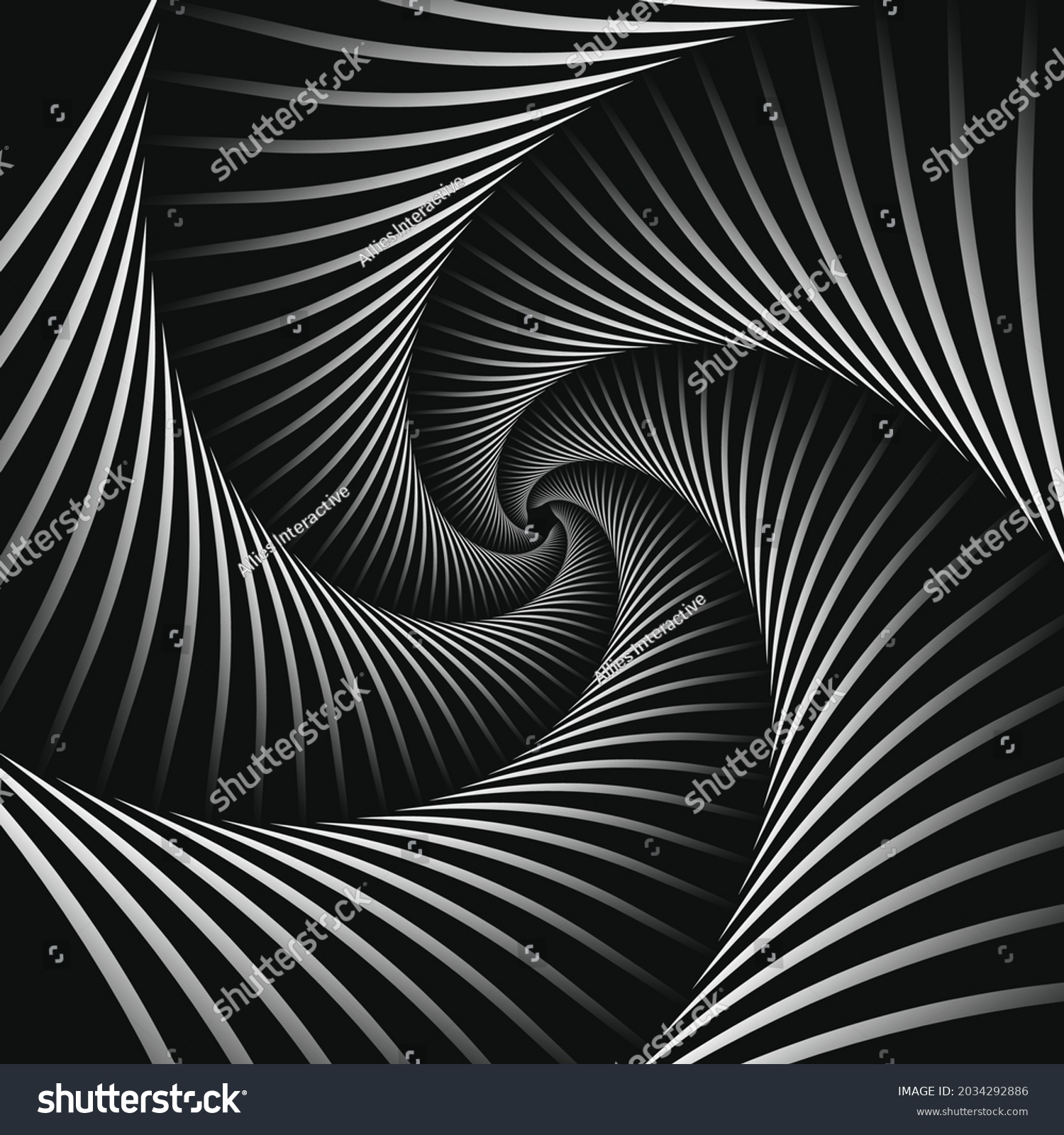 3d Effect Abstract Illusion Pattern Background Stock Vector (Royalty ...