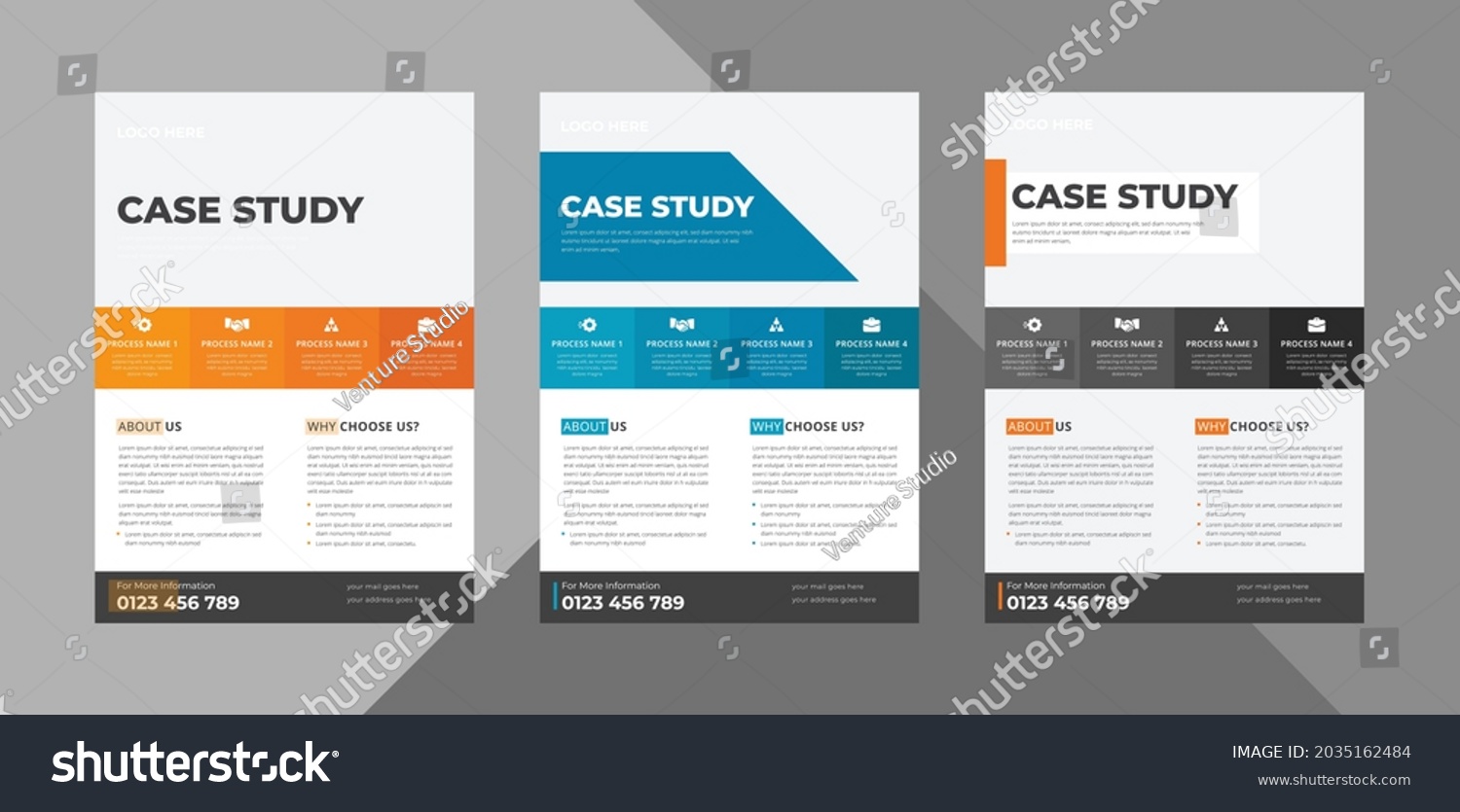 case study front page design