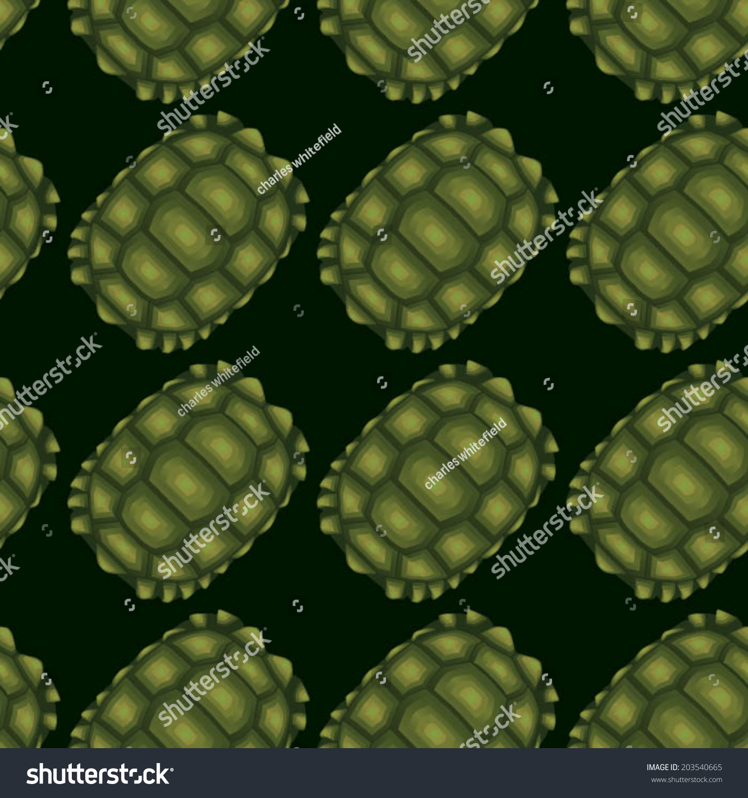 Turtle Pattern Tortoise Shell Turtle Shell Stock Vector (Royalty Free ...