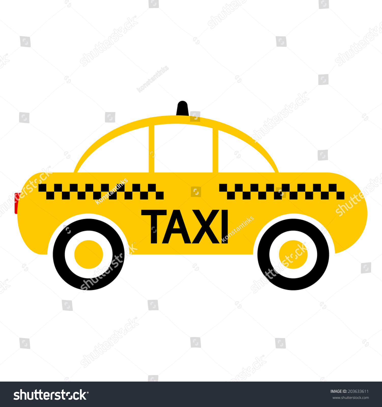 Значок машины такси