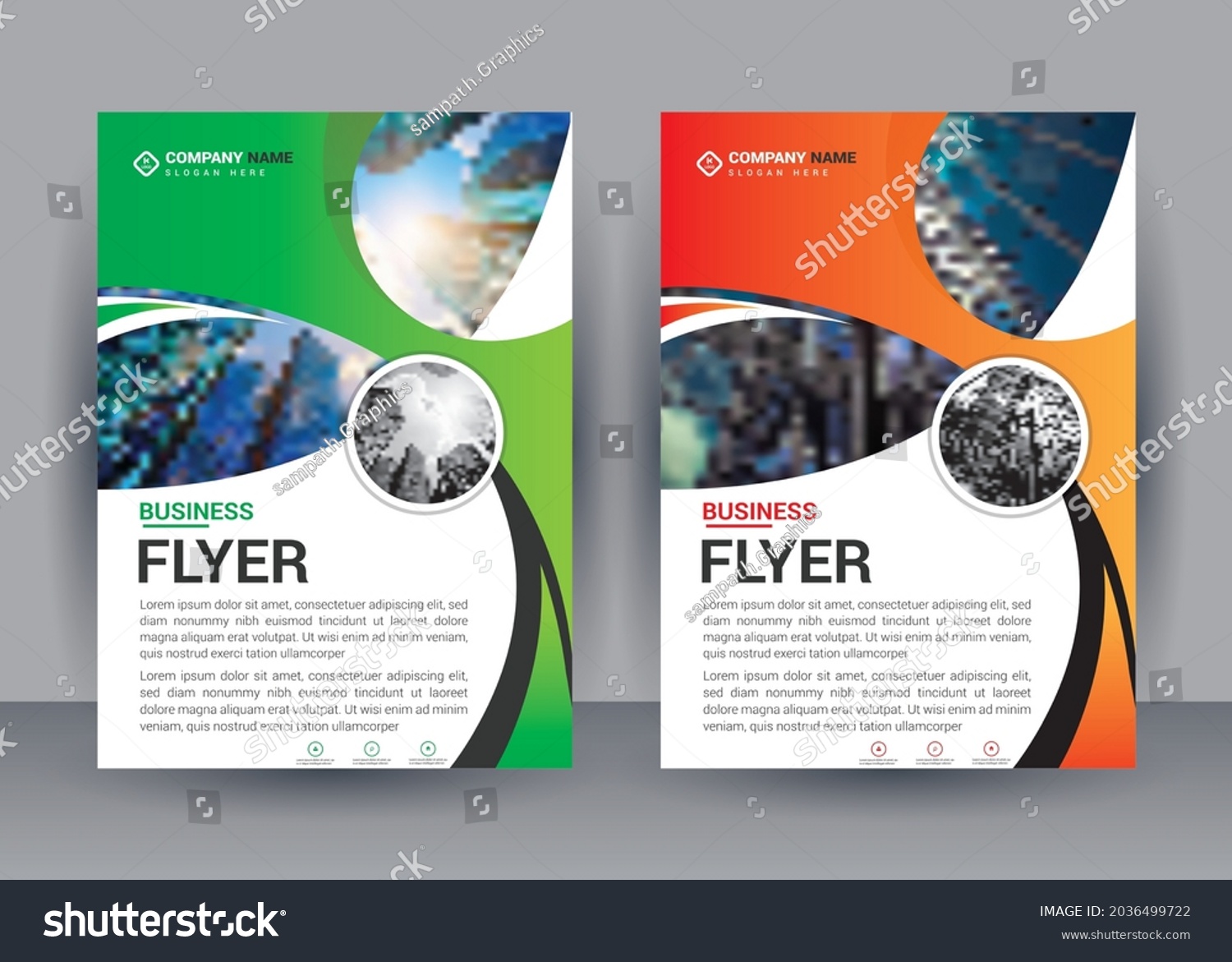 Brochure Flyer Design Template Vector Leaflet Stock Vector (Royalty ...