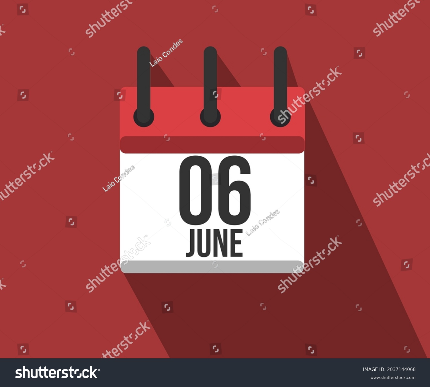 Vector Illustration Calendar Icon Simple Calendar Stock Vector (Royalty