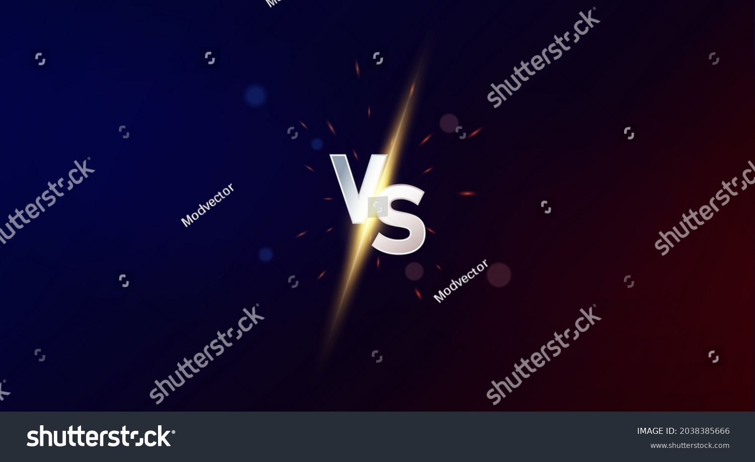 Versus Screen Modern Versus Background Luxury Stock Vector (Royalty ...