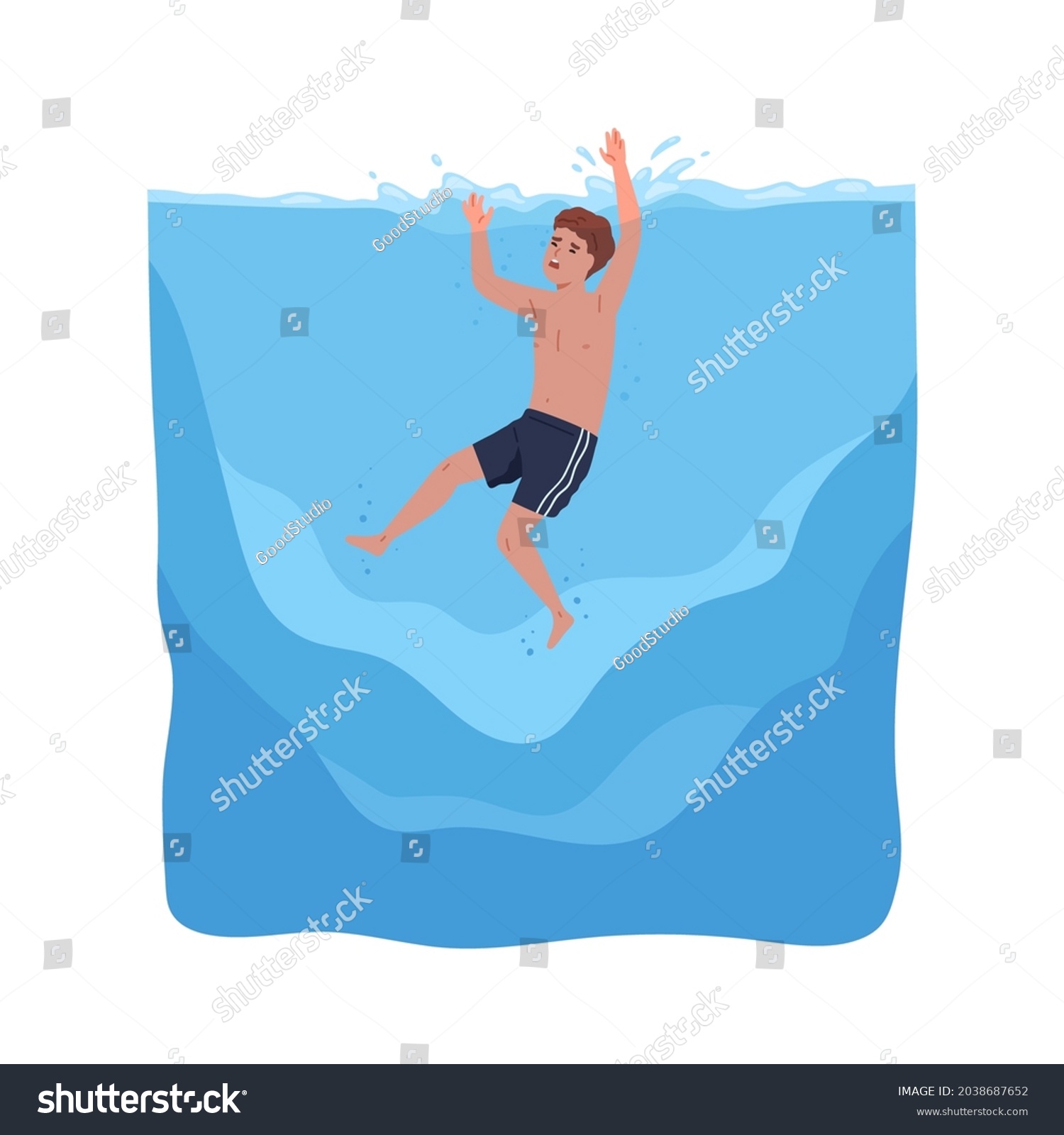 741 Sinking child Images, Stock Photos & Vectors | Shutterstock