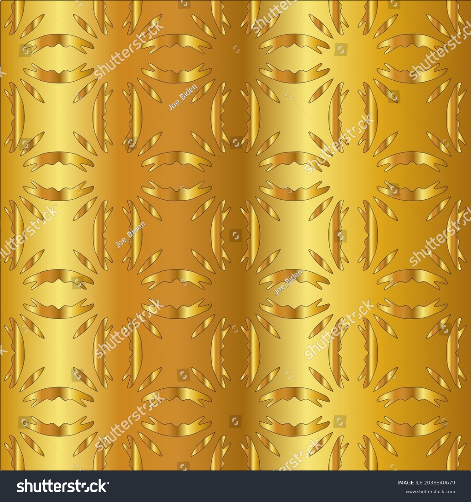 Gold Metal Texture Background Vector Illustration Stock Vector (Royalty ...