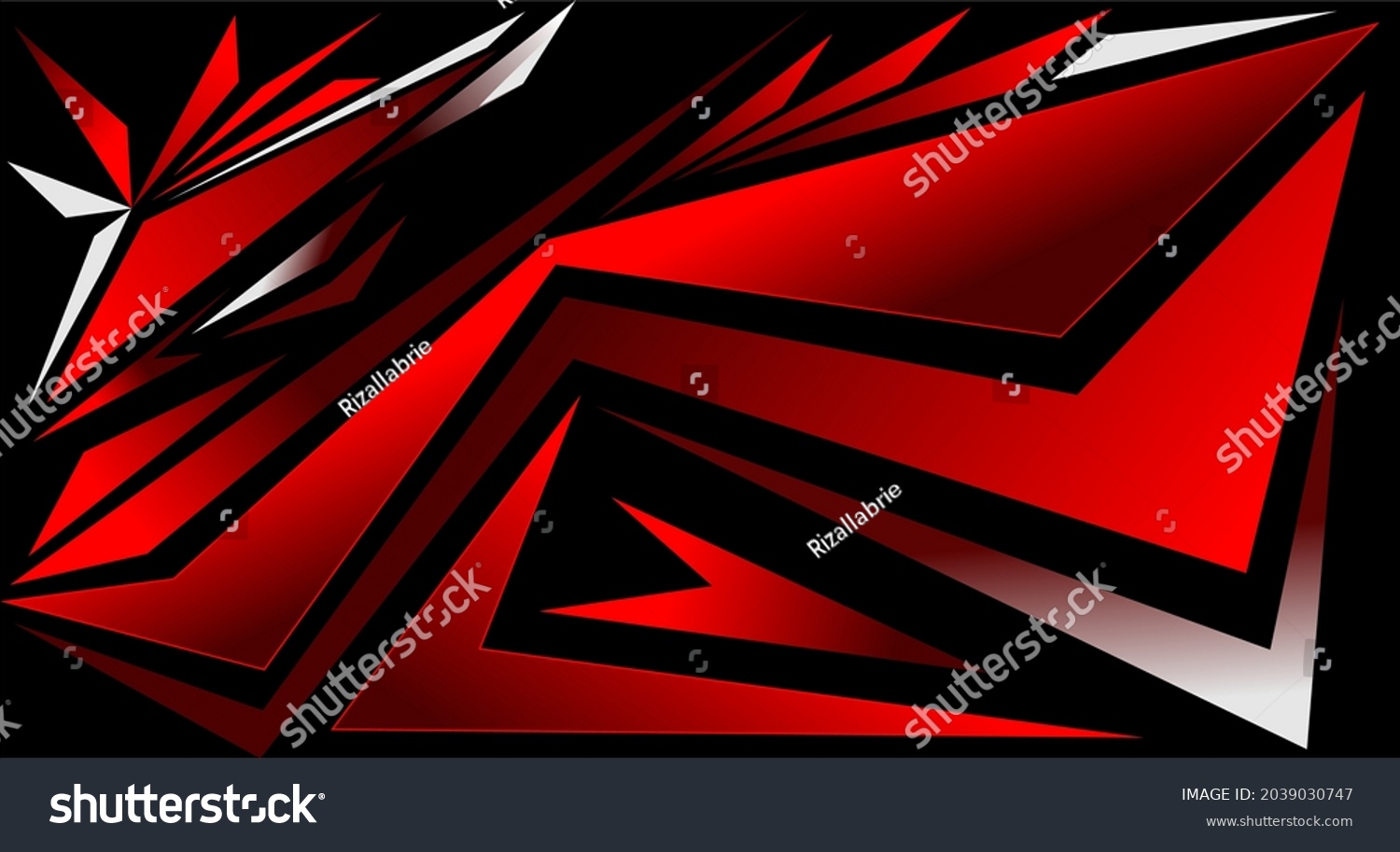 Racing Black Red Strip Vector Art Stock Vector (Royalty Free ...