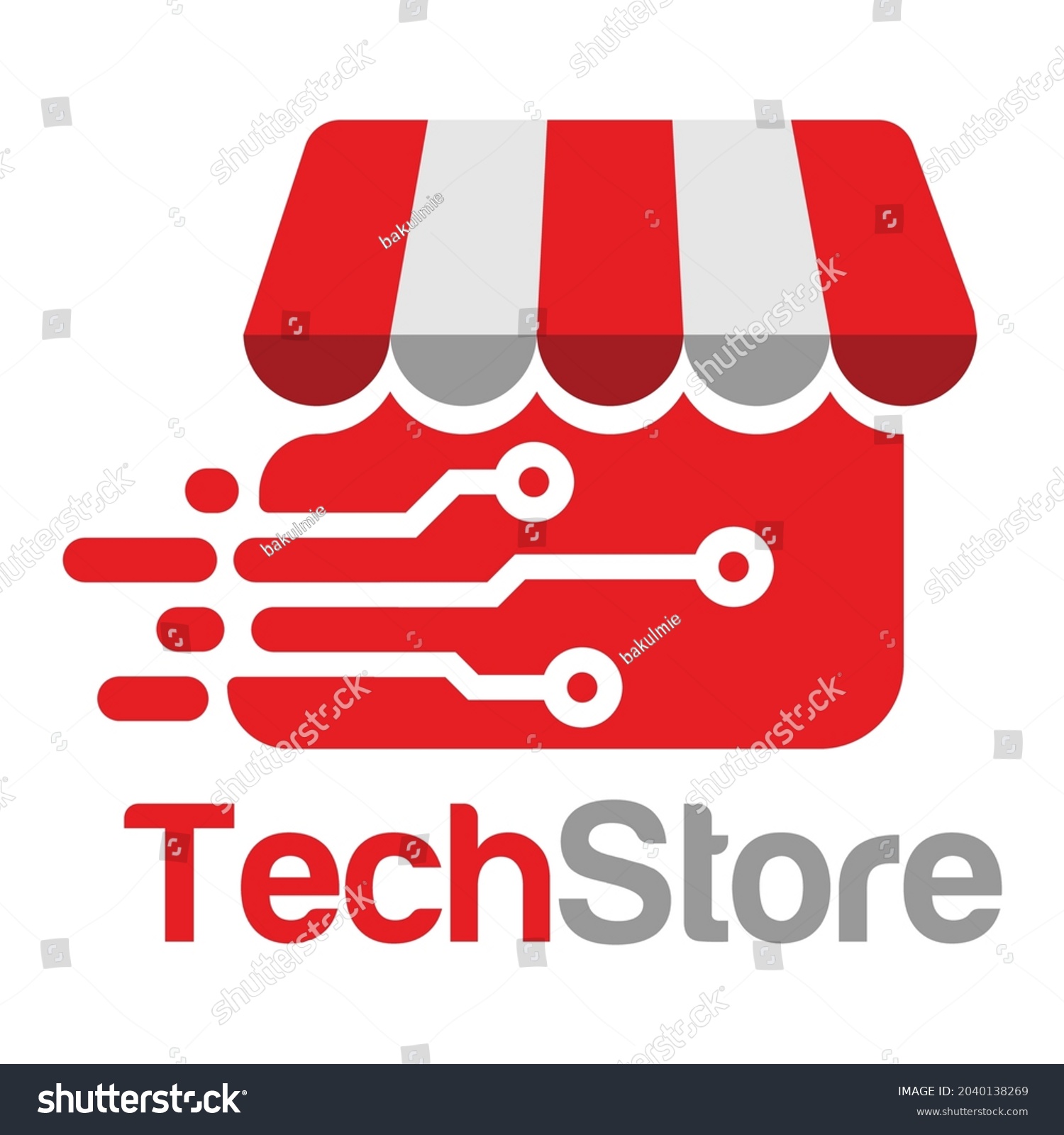 Tech Store Logo Vector Store Tech Stock Vector (Royalty Free ...