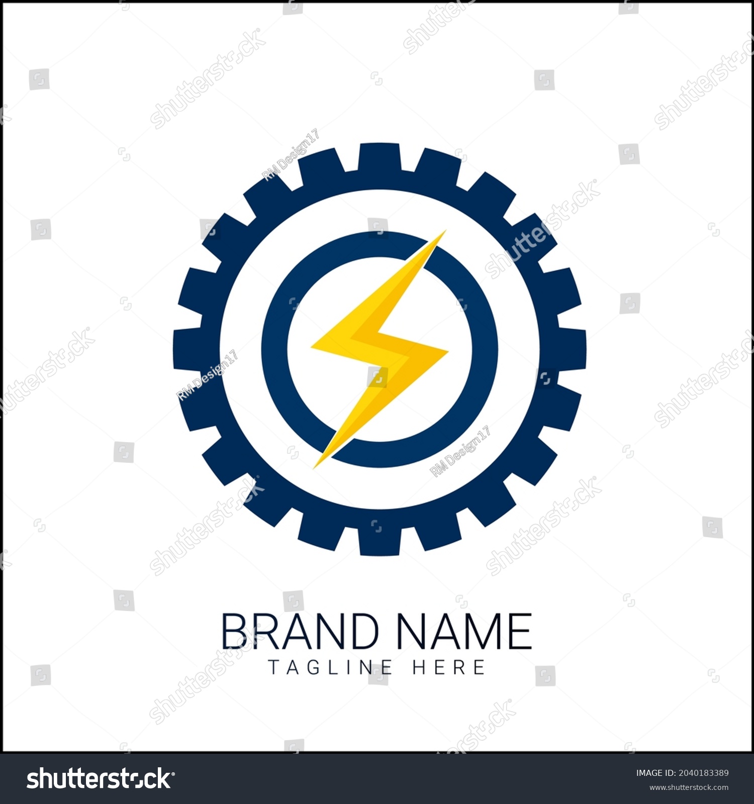 Gear Logo Designs Template Vector Mechanic Stock Vector (Royalty Free ...