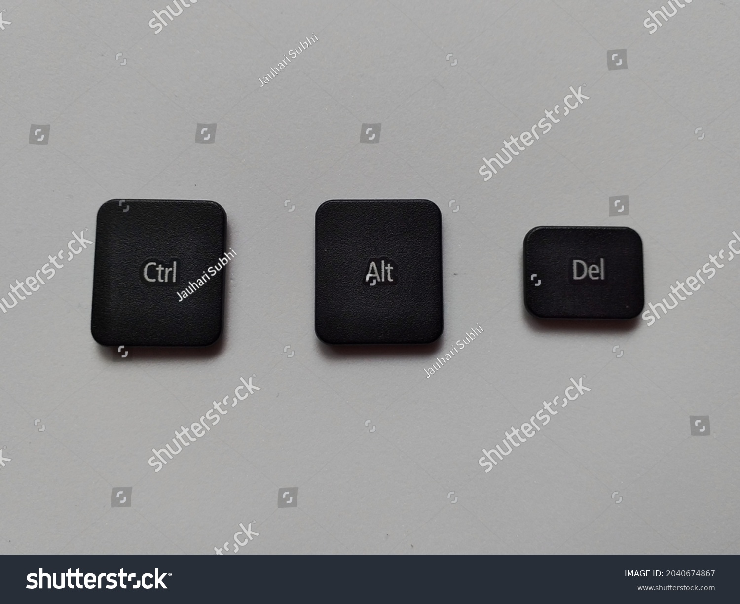 Group Laptop Keyboards Control Alt Delete Stock Photo 2040674867 ...