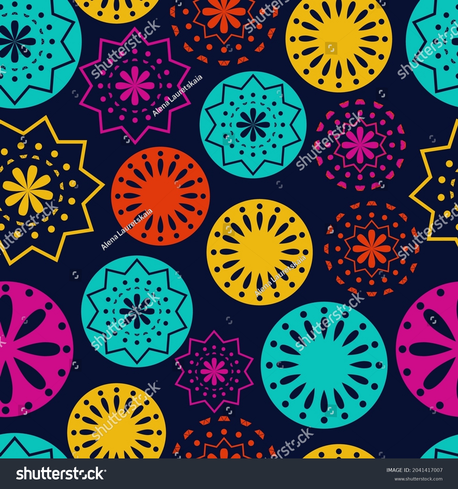 Vector Perforated Bright Patterns Papel Picado Stock Vector Royalty Free 2041417007 Shutterstock 5277