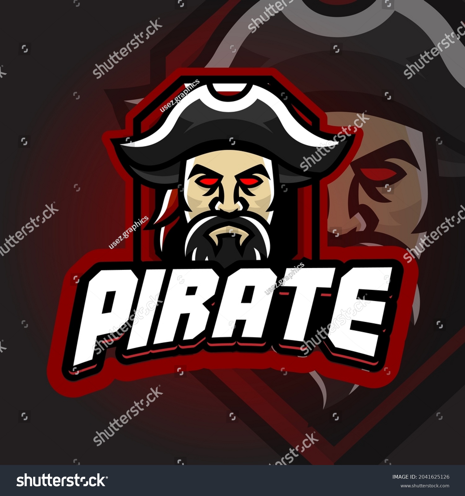 Pirate Esport Logo Suitable Team Logo Stock Vector (Royalty Free ...