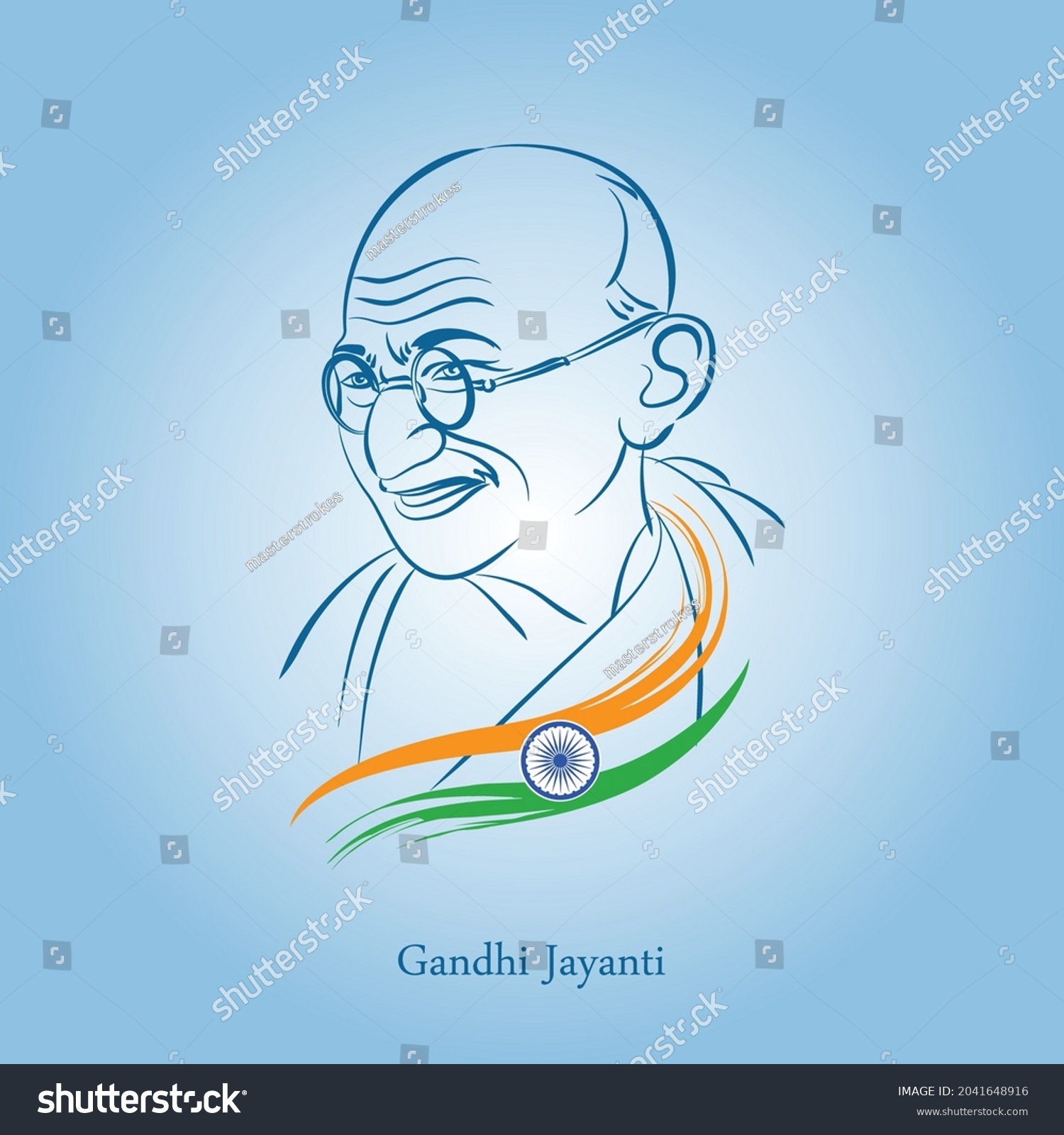 gandhi-jayanti-national-holiday-india-celebrated-stock-vector-royalty