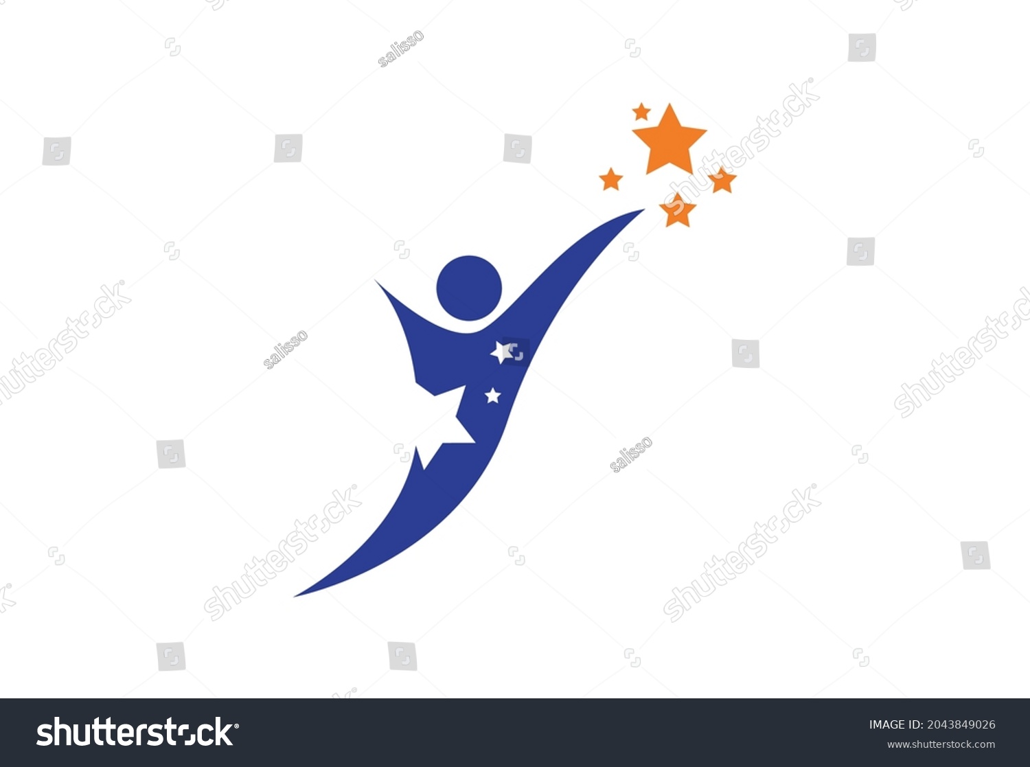 Stars Logos People Symbols Success Stock Vector (Royalty Free ...