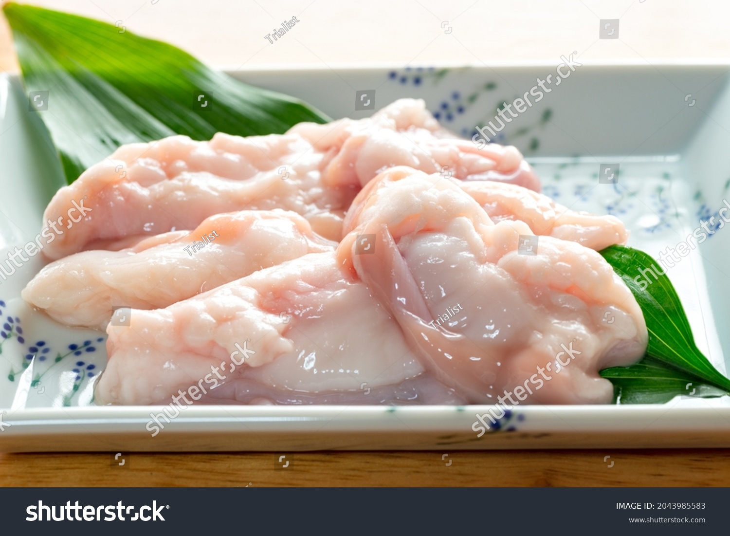 Beef Small Intestine Japanese Style Barbecue Stock Photo 2043985583 ...