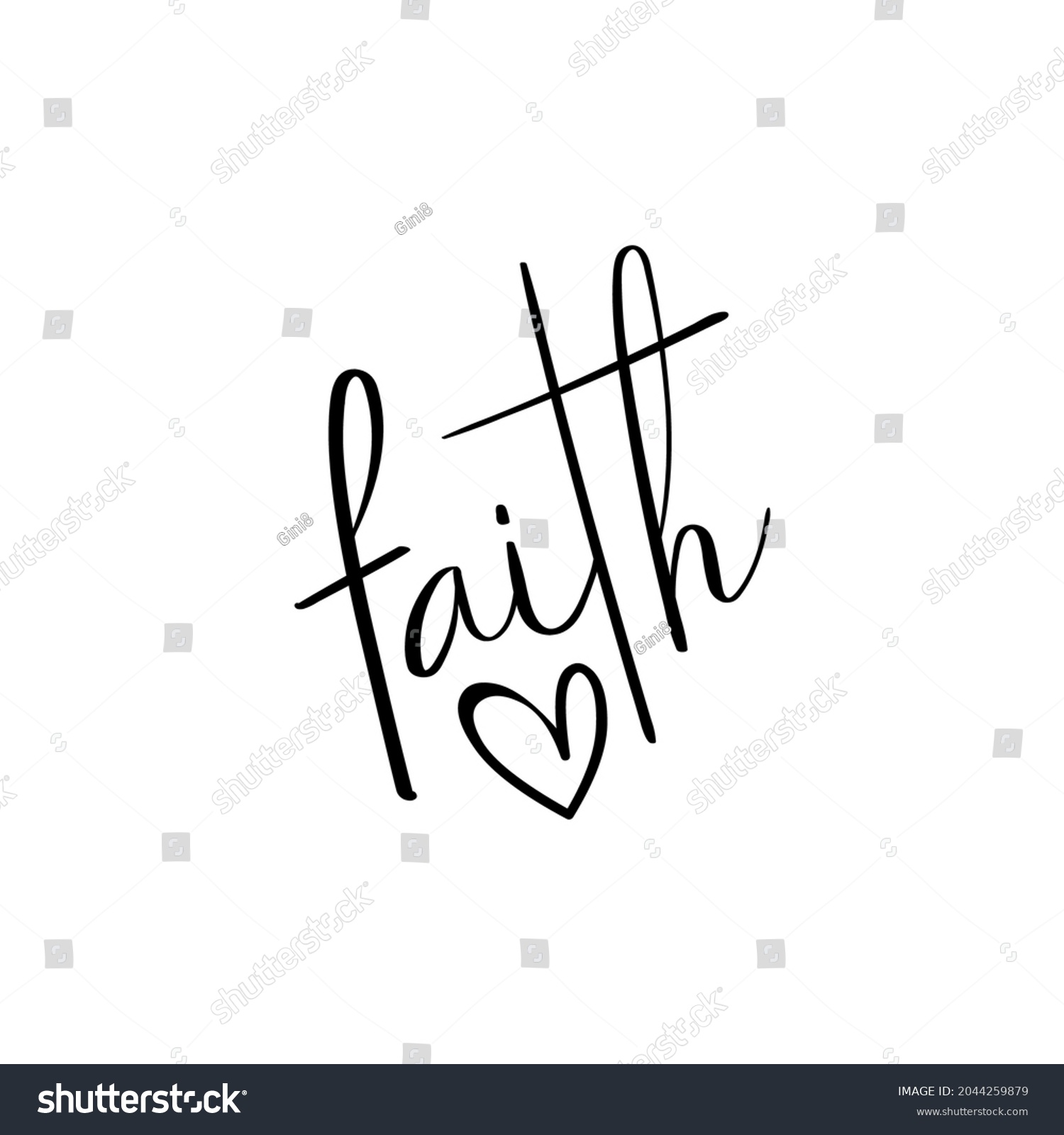 1 Faith Cursive Tatto Images, Stock Photos & Vectors | Shutterstock