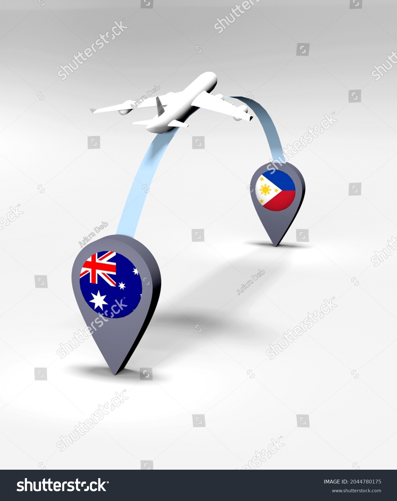 flight-australia-philippines-airplane-line-path-stock-illustration