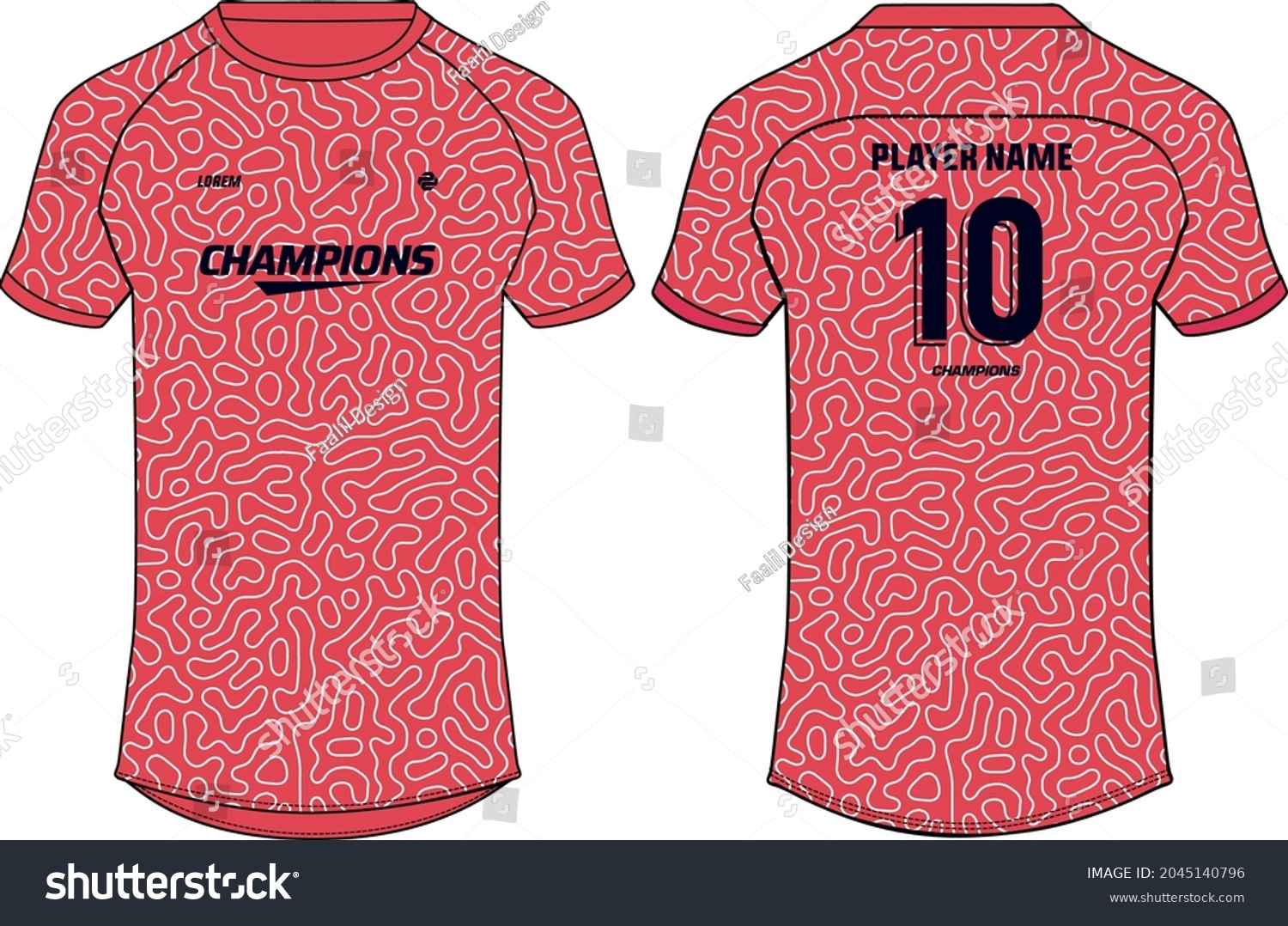 Sports Jersey T Shirt Design Concept Stock Vector (Royalty Free ...