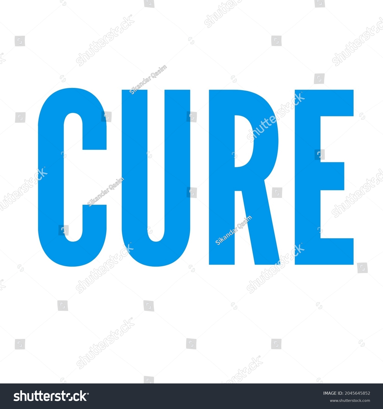 cure-word-blue-color-font-block-stock-illustration-2045645852