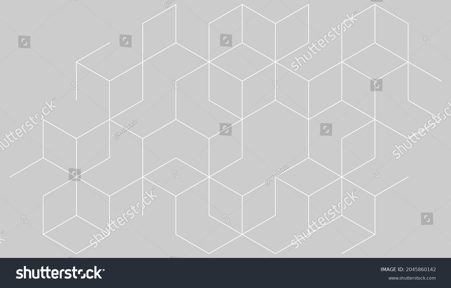 White Square Abstract Lines Background Stock Vector Royalty Free 2045860142 Shutterstock