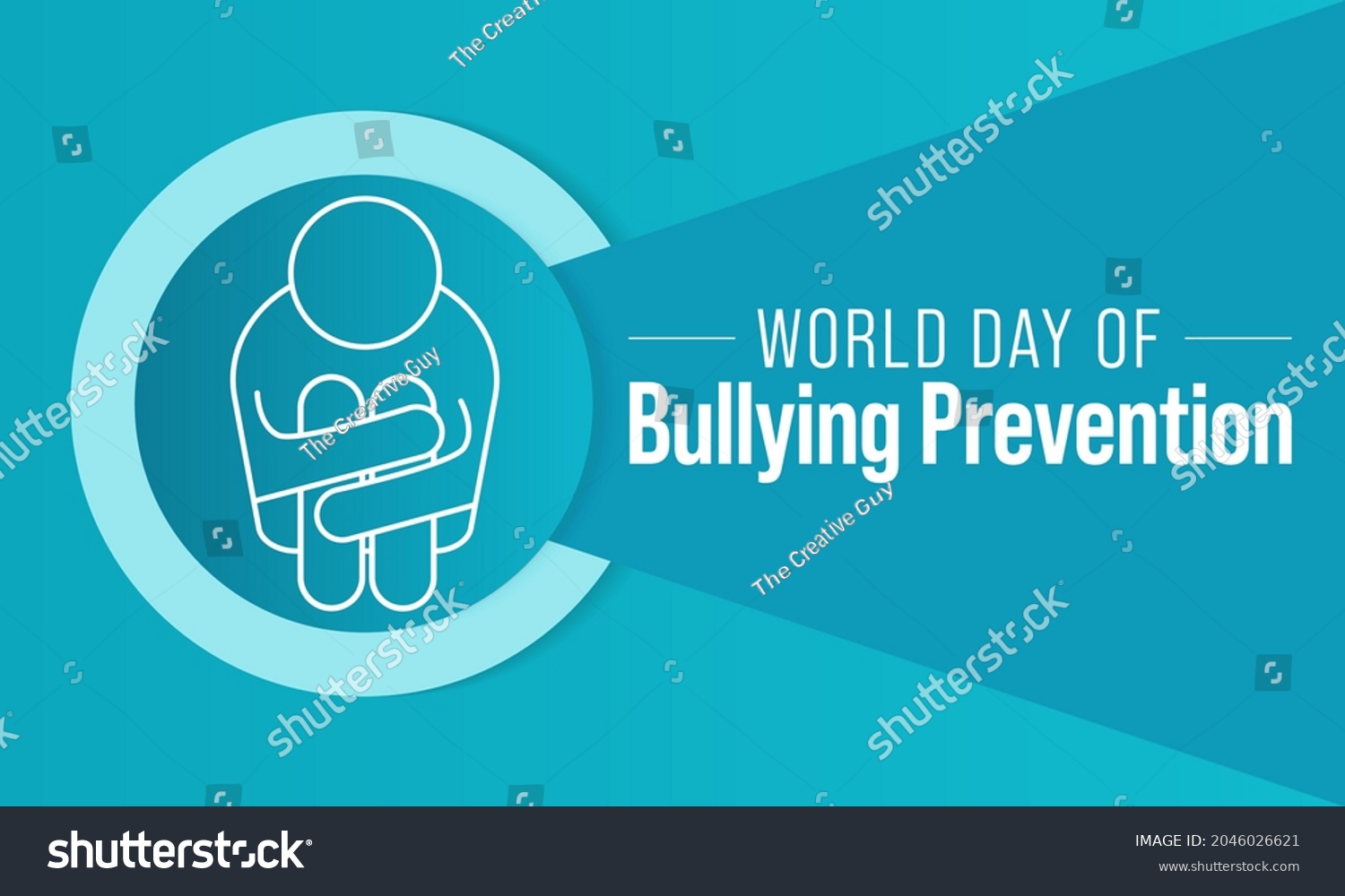 World Day Bullying Prevention Observed Every Stock Vector (Royalty Free