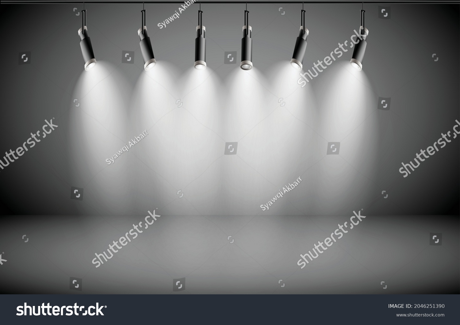 Black Studio Background High Quality Stock Vector (Royalty Free