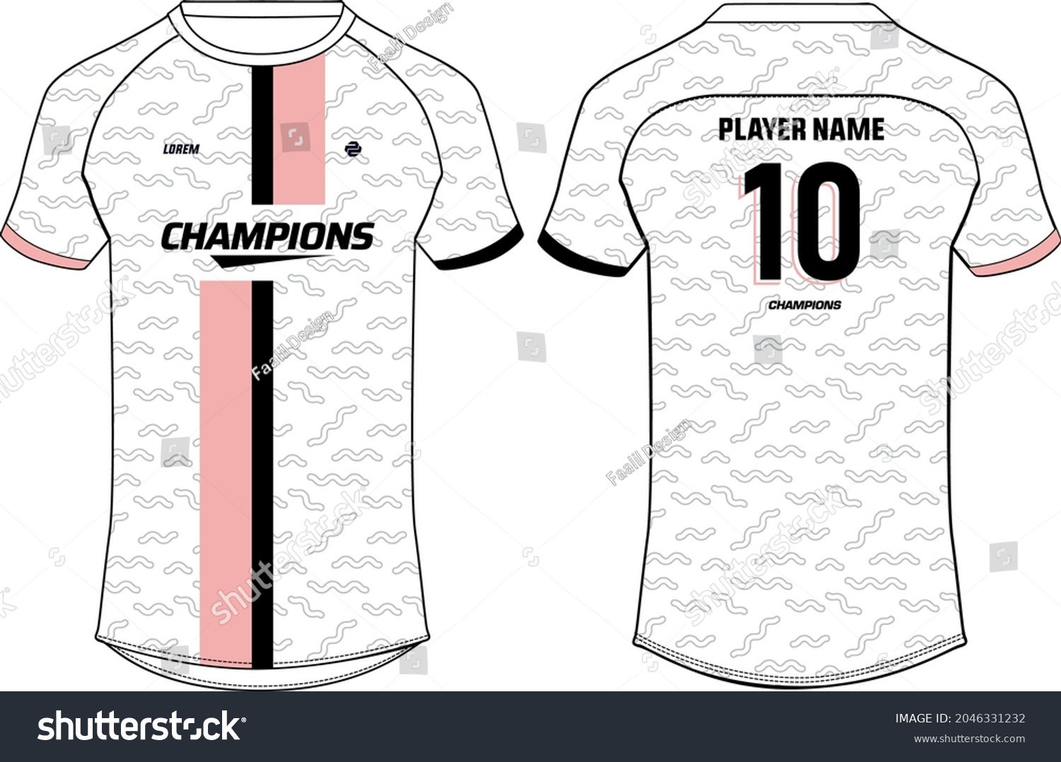 Sports Jersey T Shirt Design Concept Stock Vector (Royalty Free ...