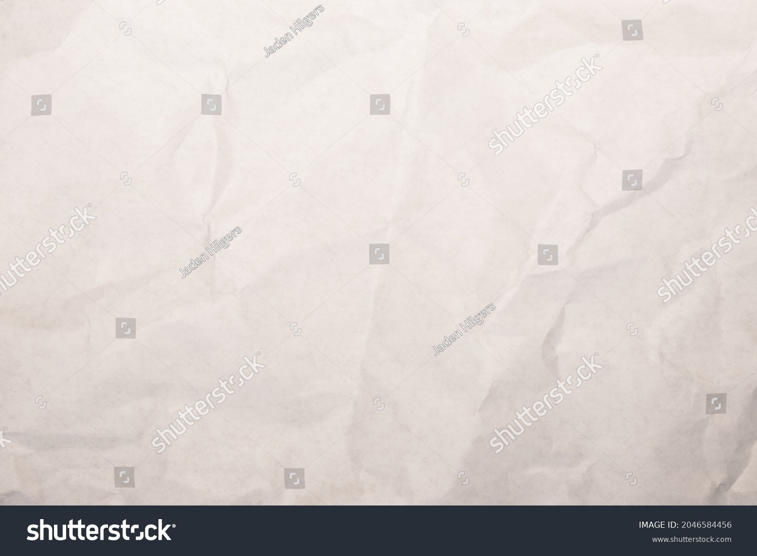 Crumped Paper Texture Wrinkled Paper Background Stock Photo 2046584456 ...