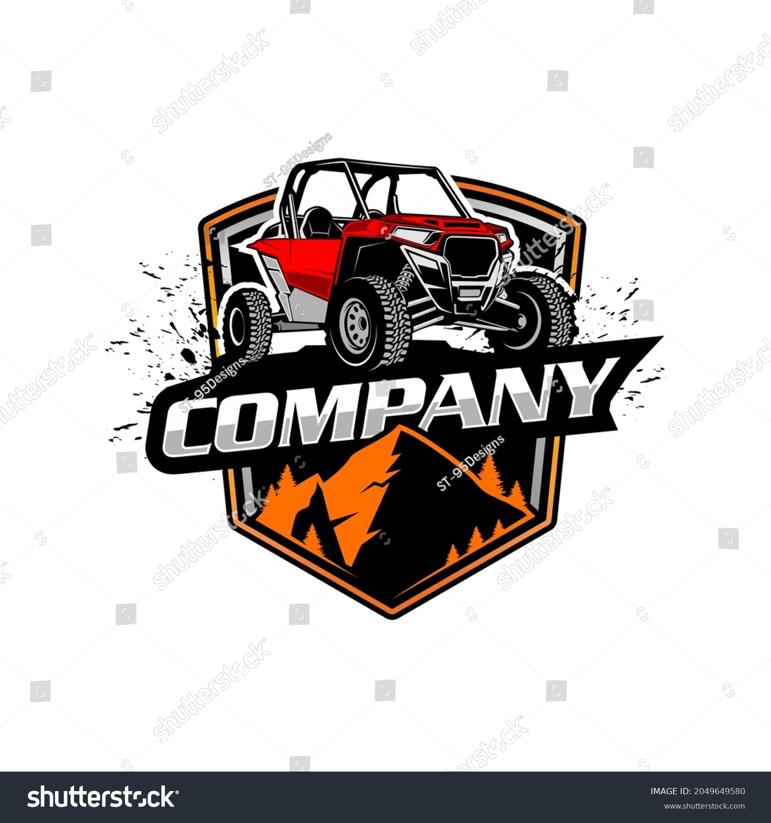 Utv 4x4 Logo Suitable Stickers Screen Stock Vector (Royalty Free ...