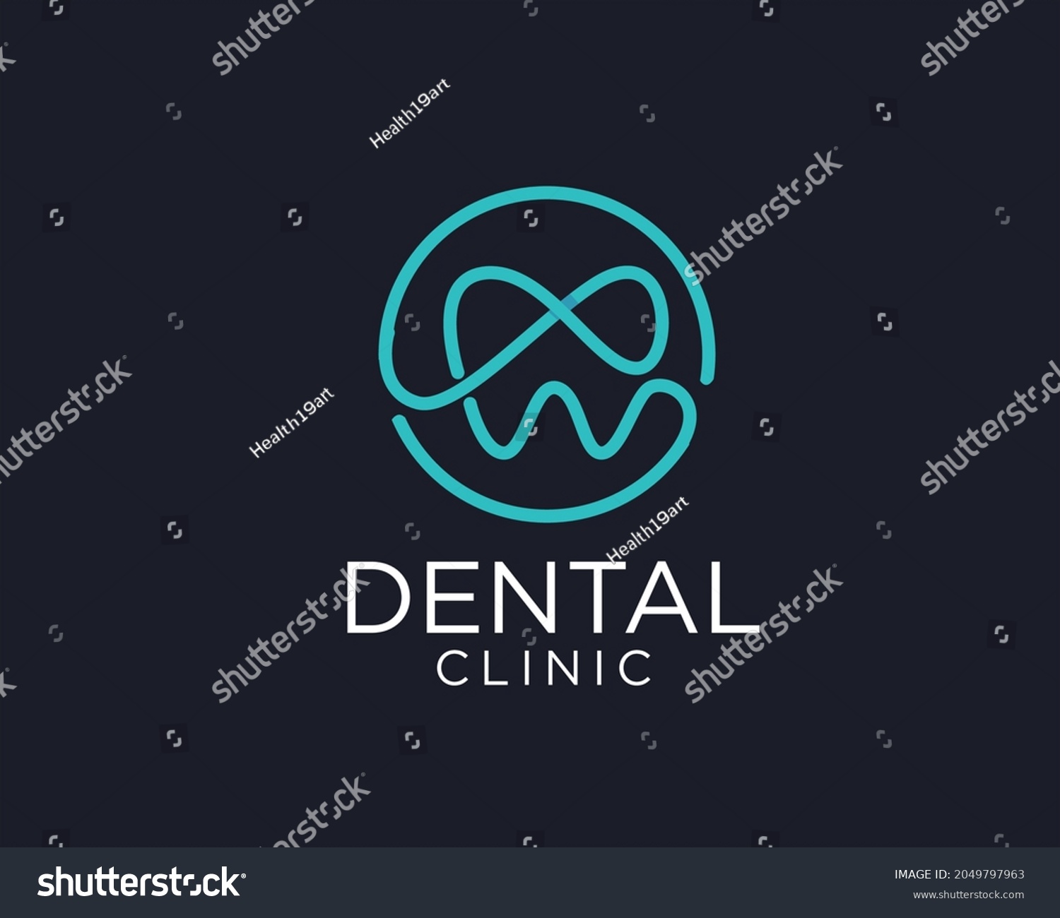 Dental Clinic Logo Designs Research Medical Stock Vector (Royalty Free ...