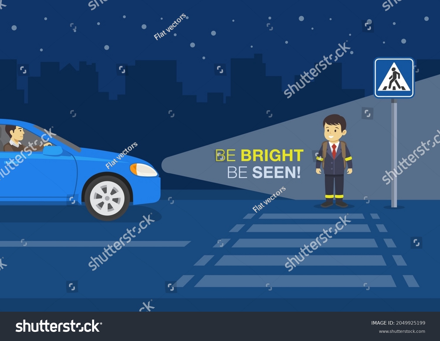 pedestrian-road-safety-rules-school-boy-stock-vector-royalty-free