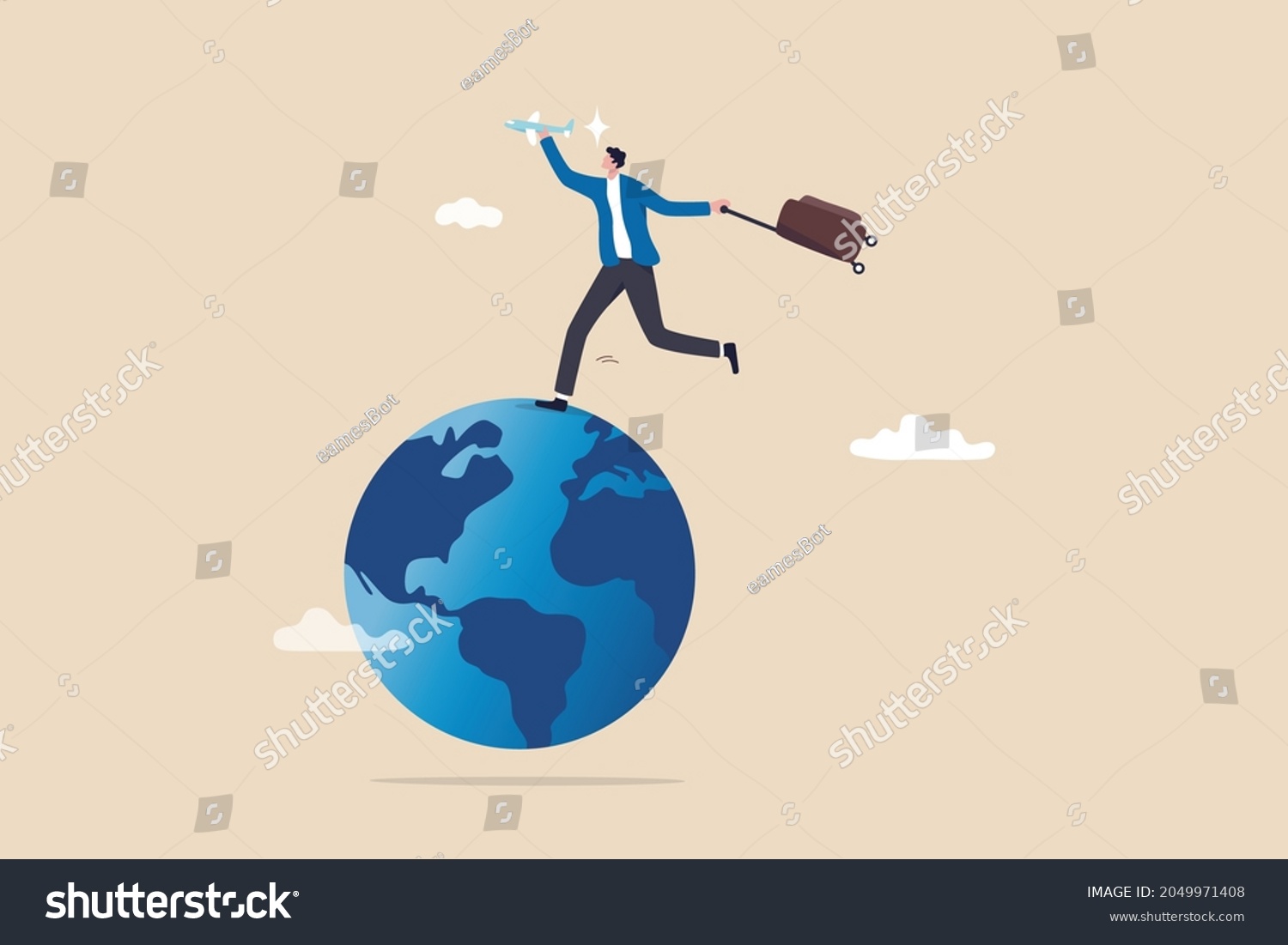 Travel Passion When World Open After Stock Vector (Royalty Free ...