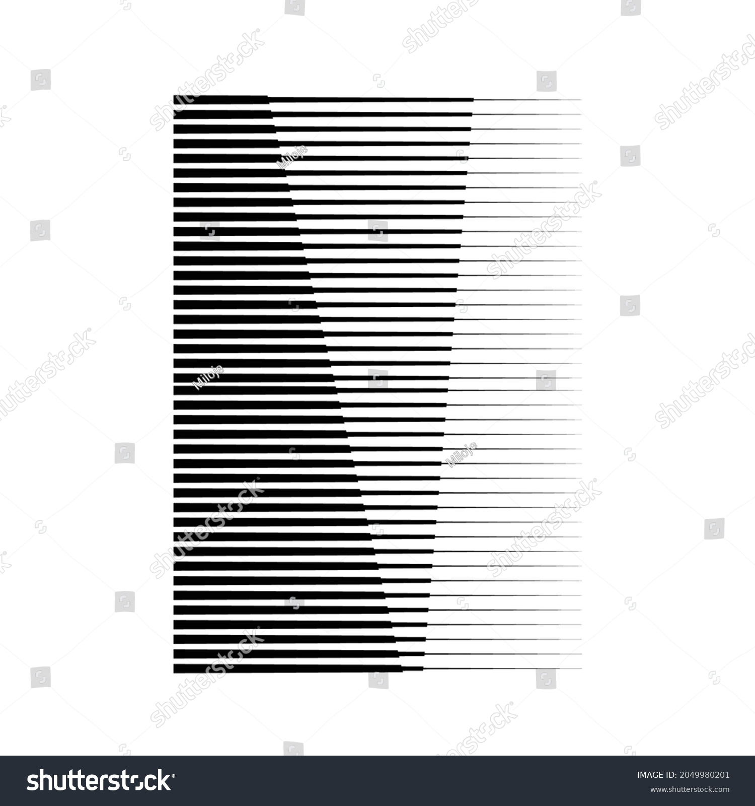 Rectangle Logo Linessquare Unusual Icon Design Stock Vector (Royalty ...